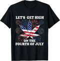 4Th Of July Marijuana Patriotic Weed Flag Graphic Men Women