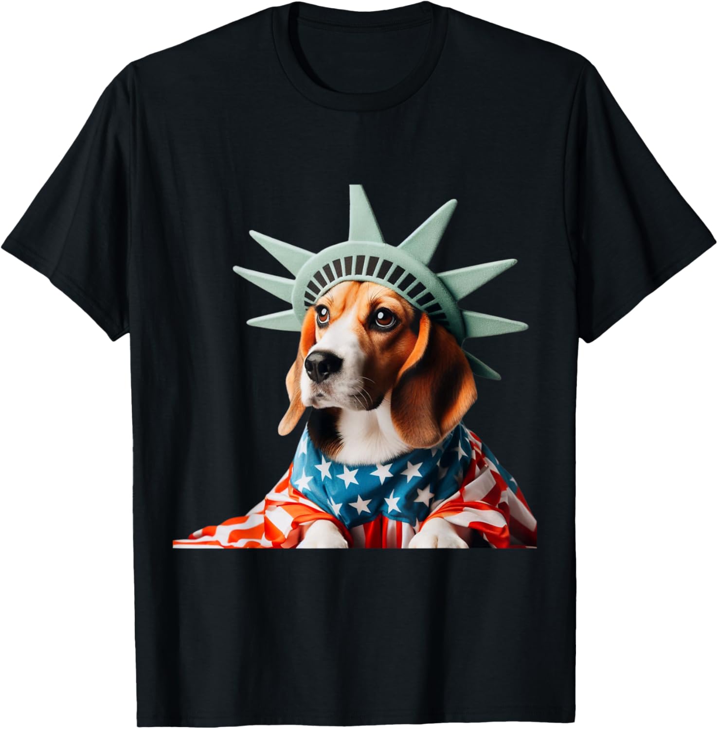 Beagle Patriotic Statue Of Liberty 4Th Of July Usa American