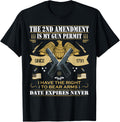 Pro Gun Second Amendment Is My Gun Permit Usa American Flag
