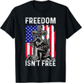 Freedom Isnt Free Military Tribute American Flag