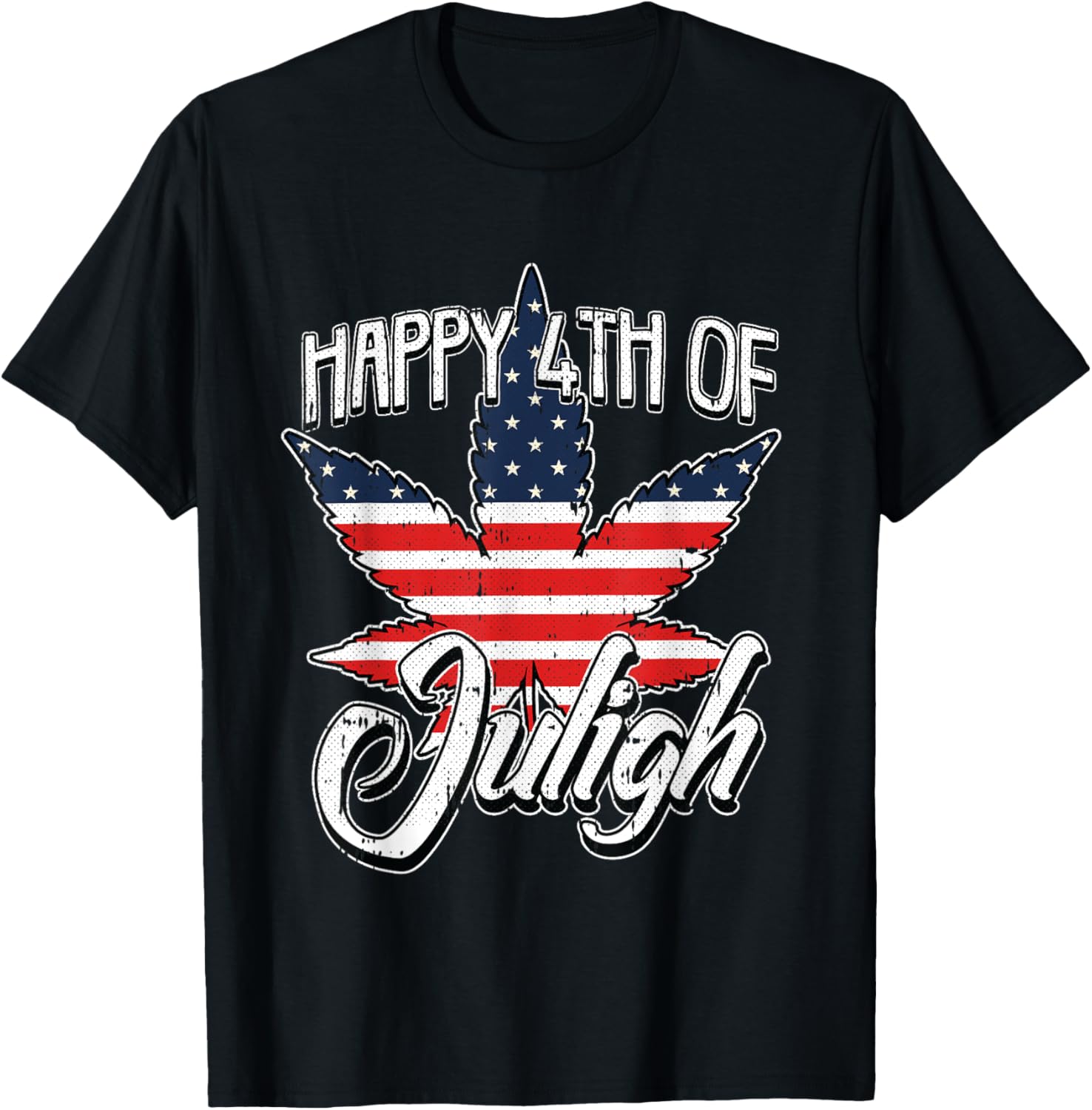 Weed American Flag 4Th Of July Funny Marijuana Leaf Stoner
