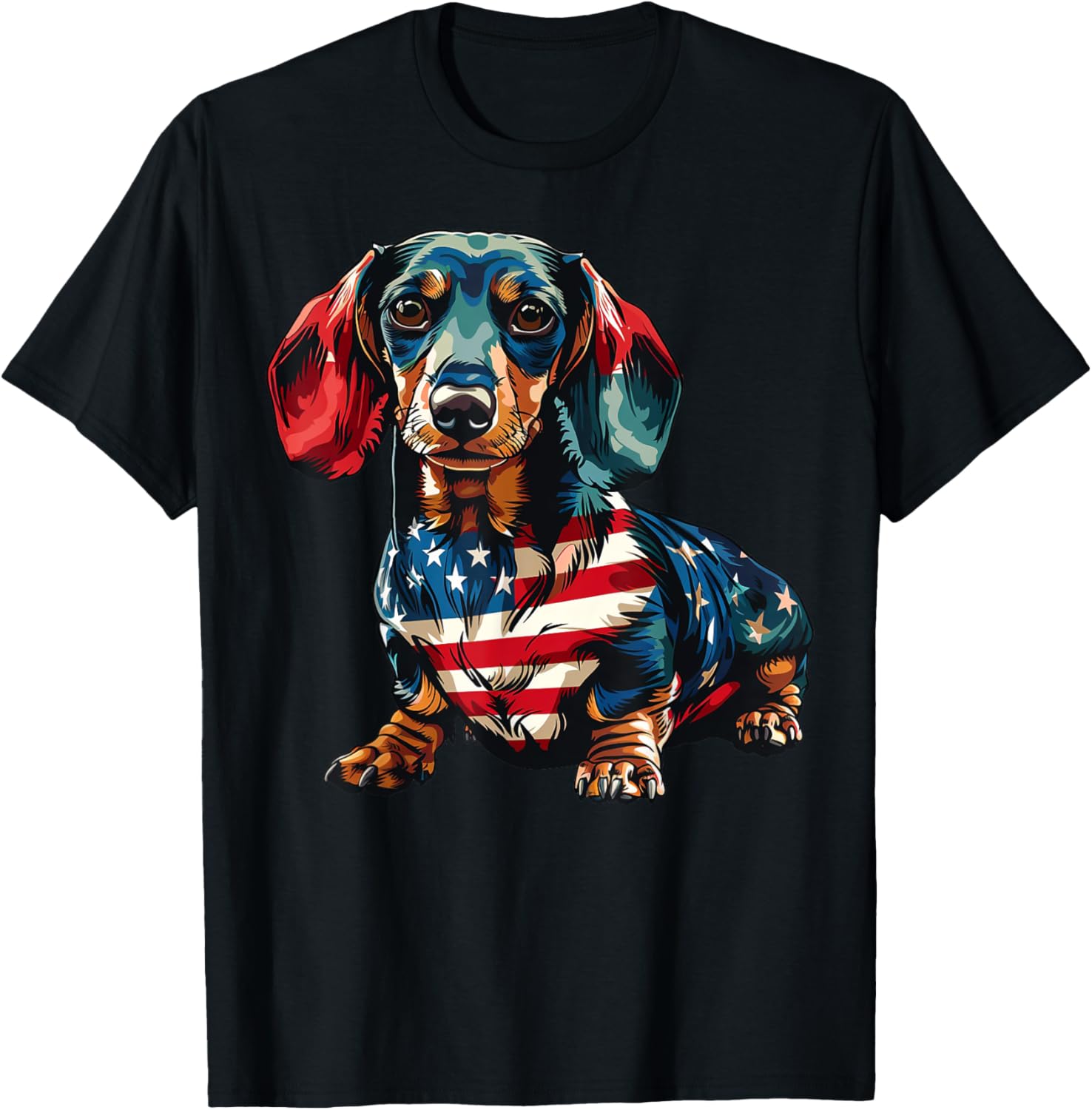 Dachshund Dog 4Th Of July American Flag Gifts For Men Women