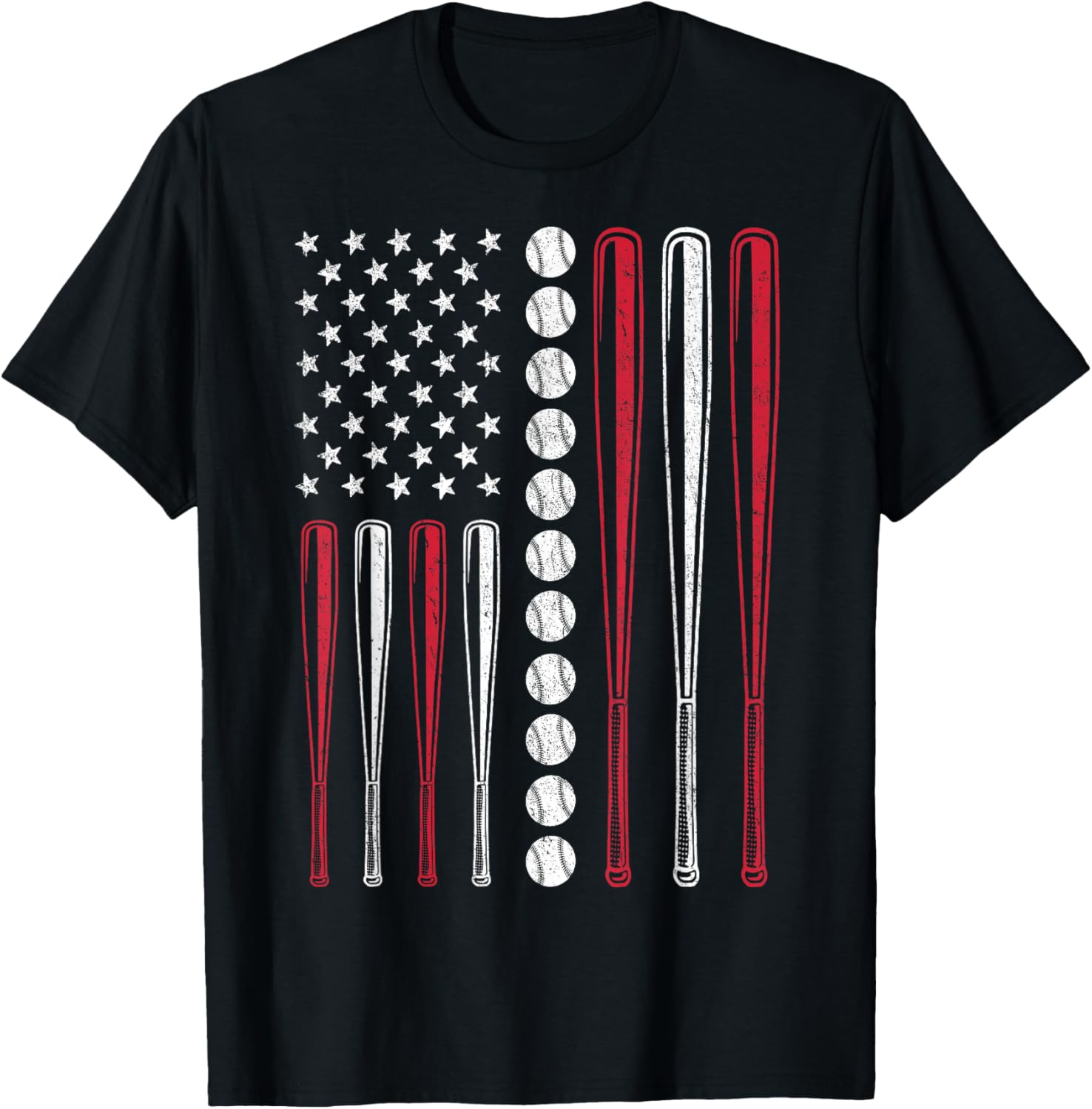Patriotic Baseball 4Th Of July Men Usa American Flag Boys