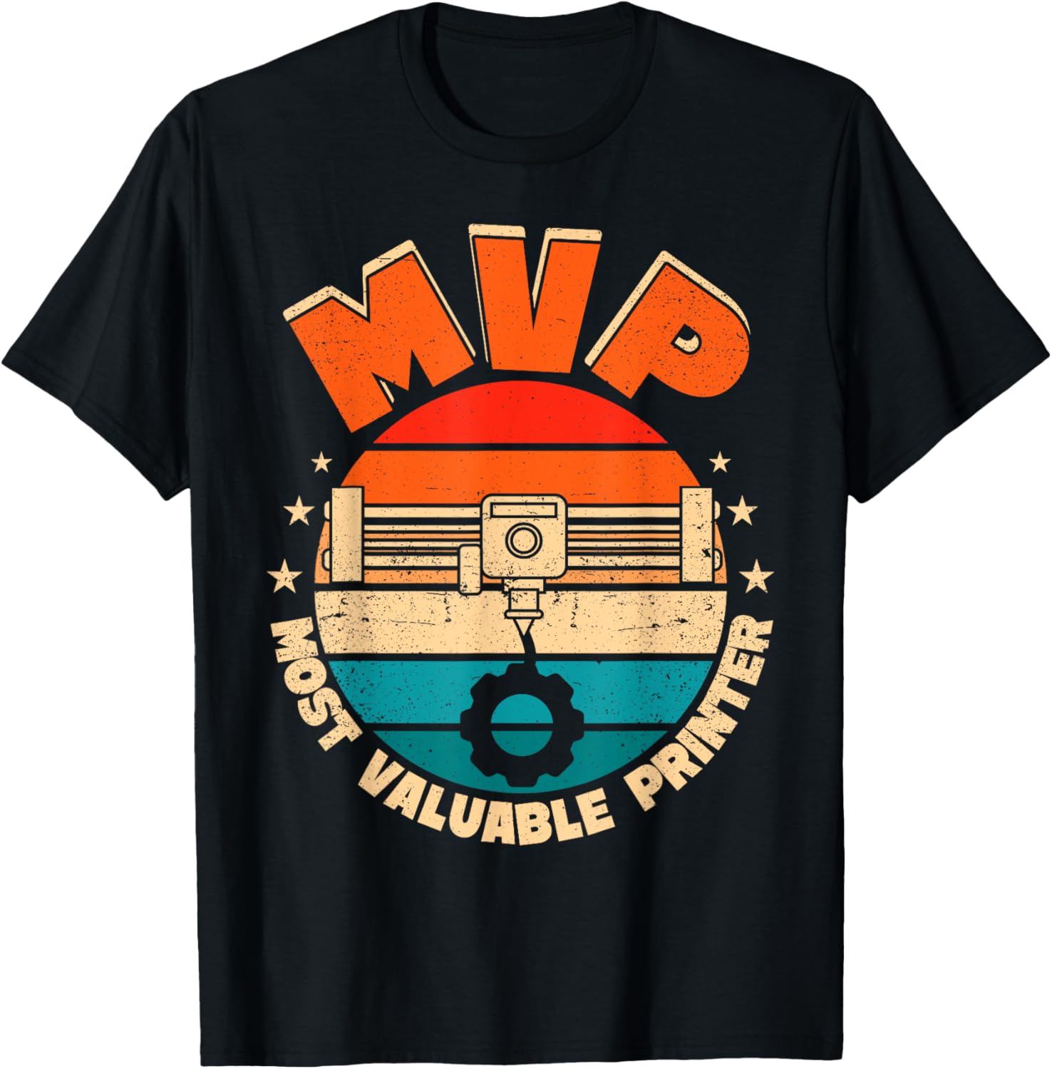 Mvp Most Valuable Printer 3D Printing Men Funny