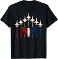 Patriotic Usa Flag Fighter Jets 4Th Of July Eagle Boys Men
