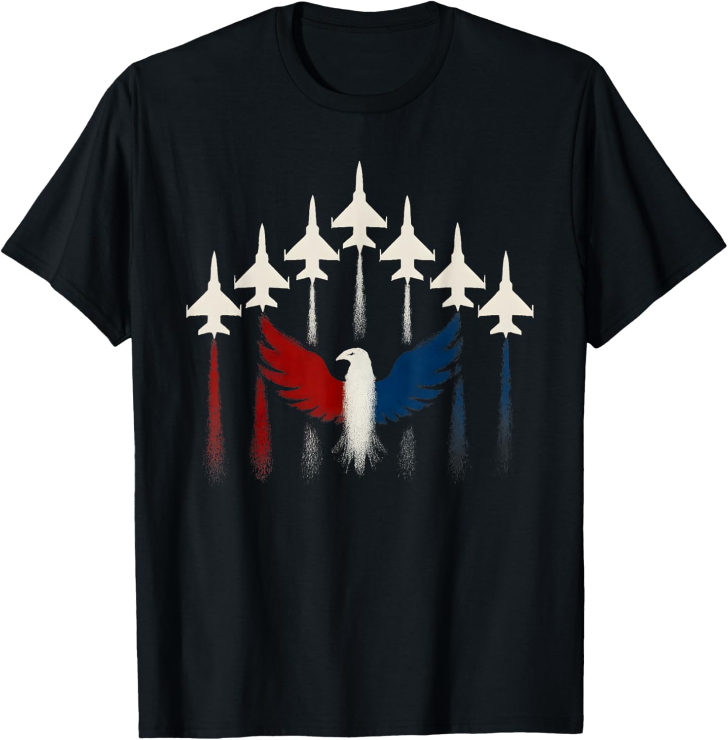 Patriotic Usa Flag Fighter Jets 4Th Of July Eagle Boys Men