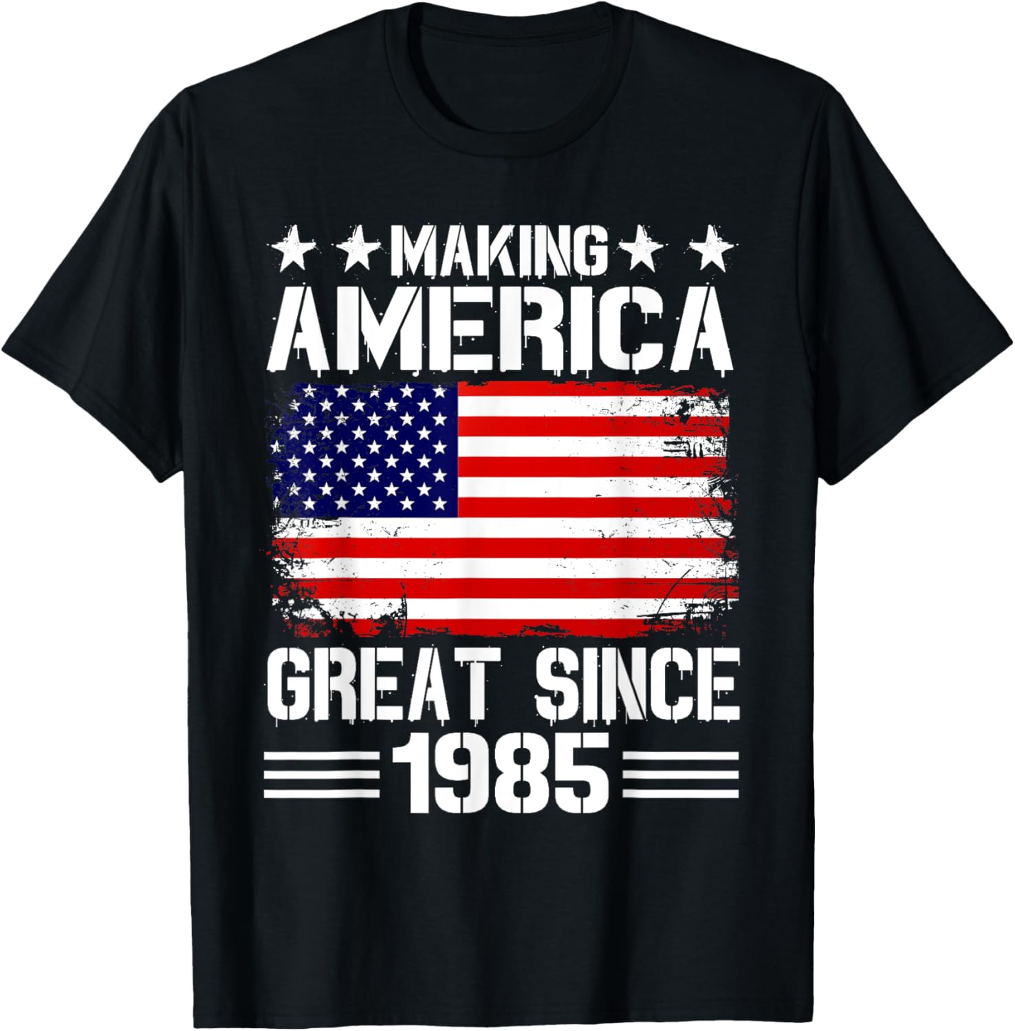 Making America Great Since 1985 Birthday Party American Flag