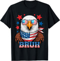 Bruh 4Th Of July Patriotic Usa American Flag Bald Eagle