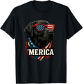 Golden Retriever Merica 4Th Of July American Flag