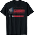Bigfoot 4Th Of July Men Sasquatch Bigfoot American Flag