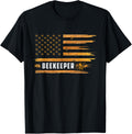 Beekeeping American Flag Honeycomb Honey Bees Beekeeper
