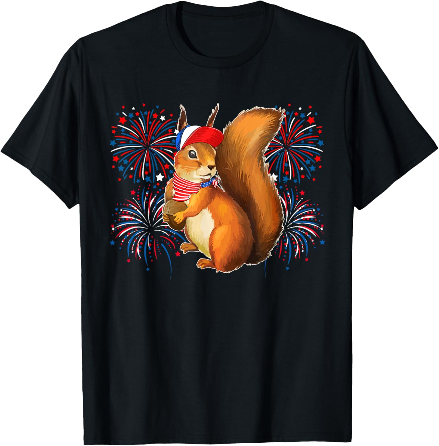 Squirrel 4Th Of July American Flag Fireworks Costume Animal