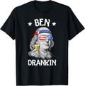 Funny Drankin 4Th Of July Franklin Usa Flag