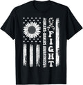 Fight Ehlers Danlos Awareness Shirts American Flag Eds