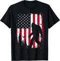 Bigfoot 4Th Of July Shirt American Usa Flag Patriotic