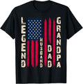 Usa Flag Fathers Day Dad The Legend Husband Dad Grandpa