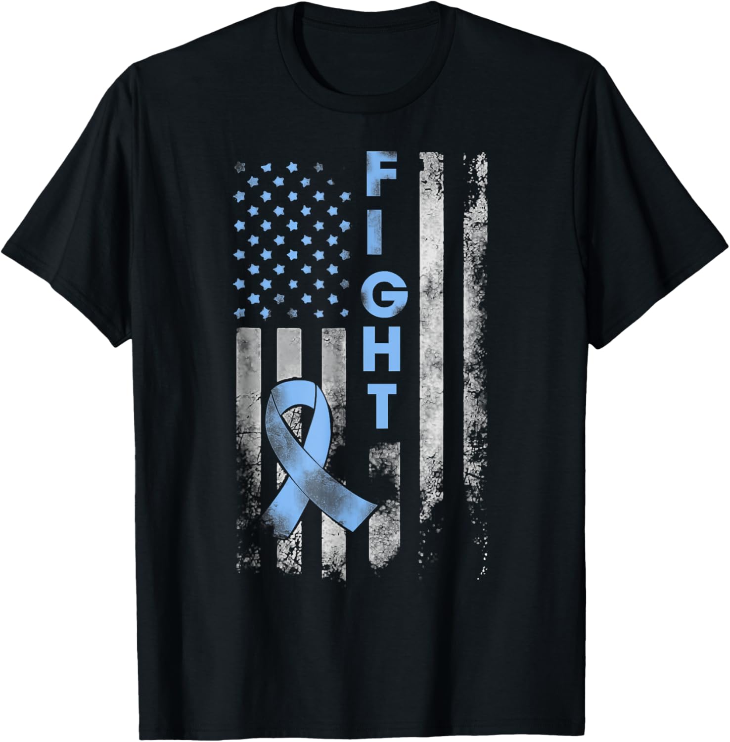 Prostate Cancer Awareness Shirt Fight American Flag Gifts