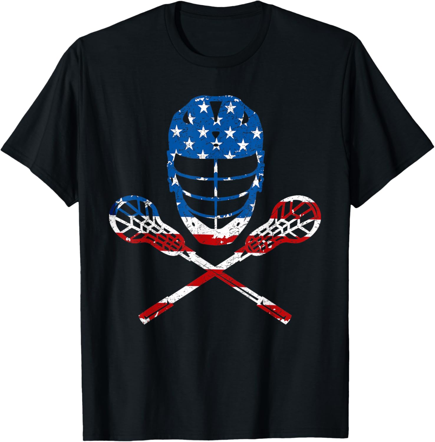 Lacrosse American Flag Lax Helmet Sticks 4Th Of July Gifts