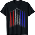 American Independence Bomber Jet Patriotic 4Th Of July Tee