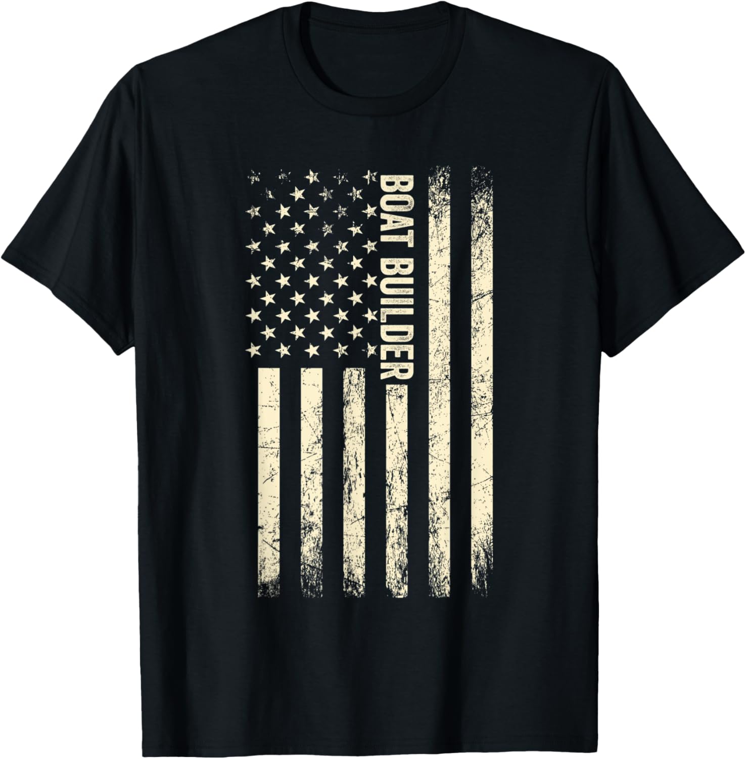 Usa Flag Boat Building Proud American Boat Builder