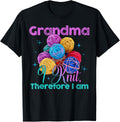 Funny Grandma I Knit Therefore I Am Knitting Crochet Yarn