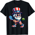 Pickleball 4Th Of July Uncle Sam Independence Day Usa