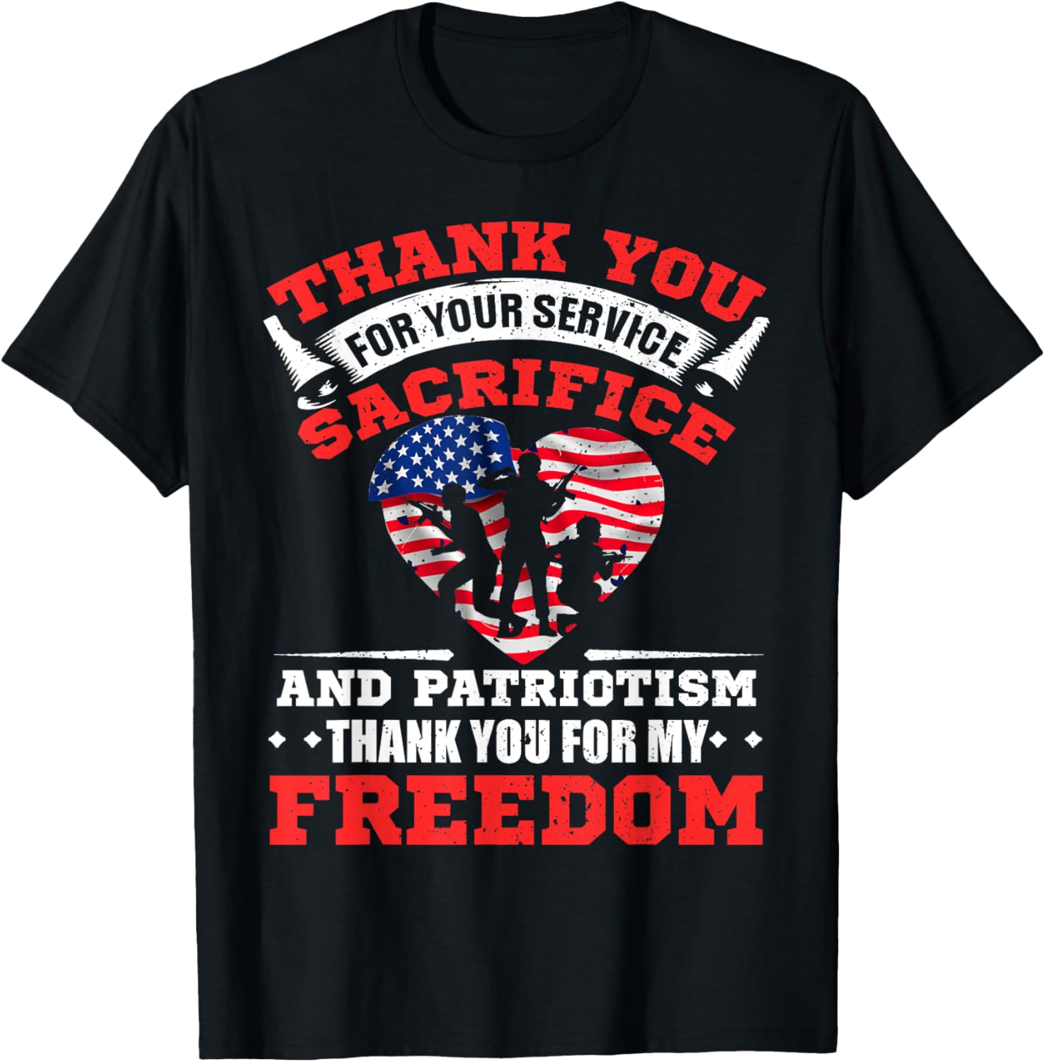 Veterans 4Th Of July Thank You American Flag