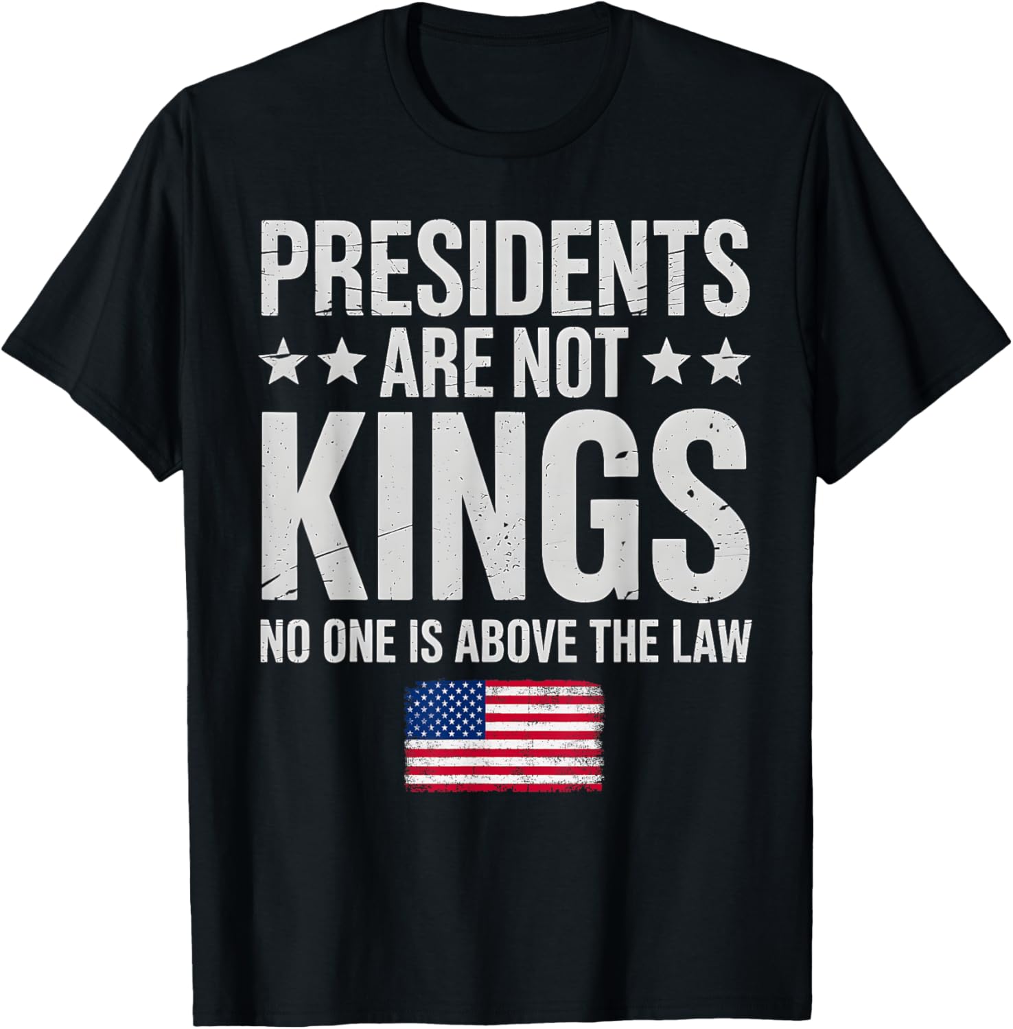 Presidents Are Not Kings Usa Flag No Kings In America Retro