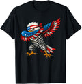 Eagle Dabbing Merica Usa Flag 4Th Of July Men Women Kids