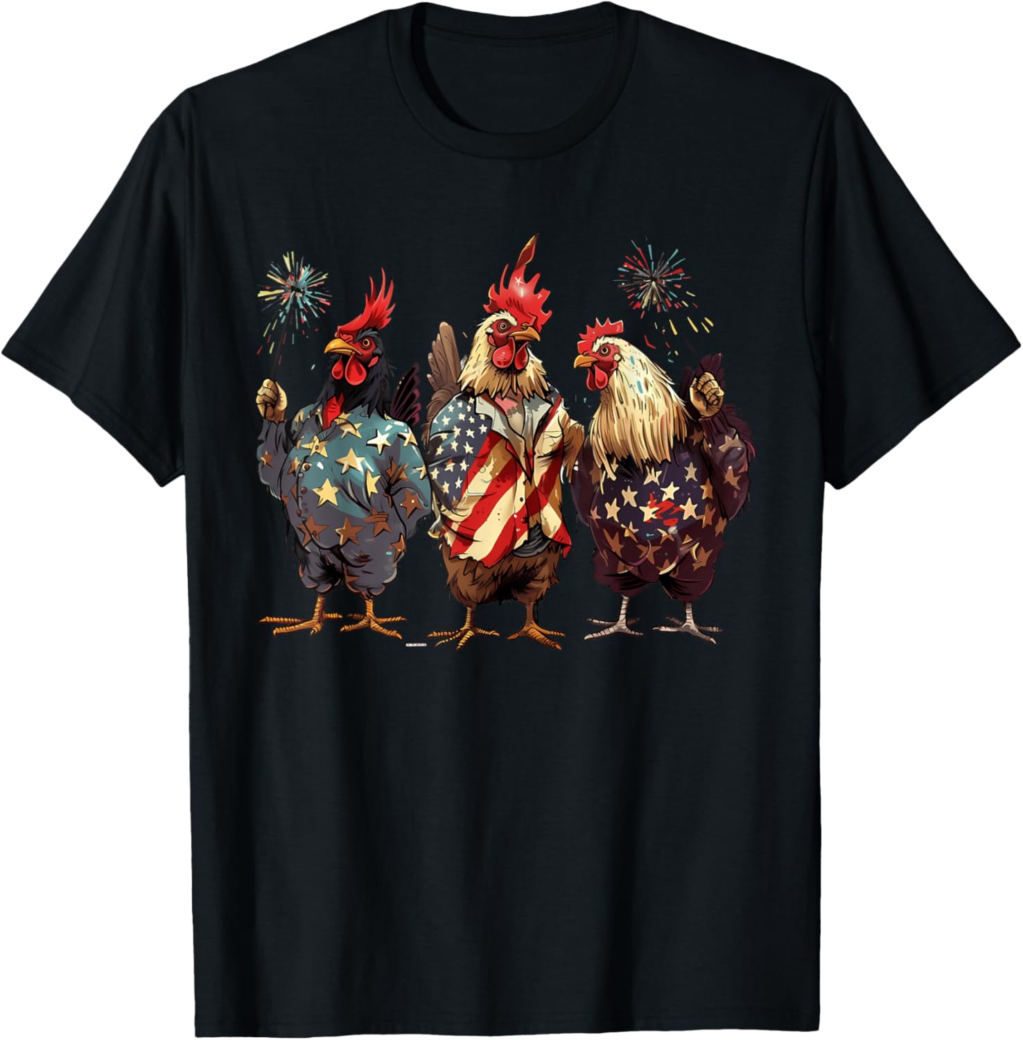 Patriotic Usa Chicken Retro American Flag 4Th Of July