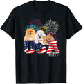 Usa Poms American Flag Patriotic Dog Lover Pet Owner Puppy