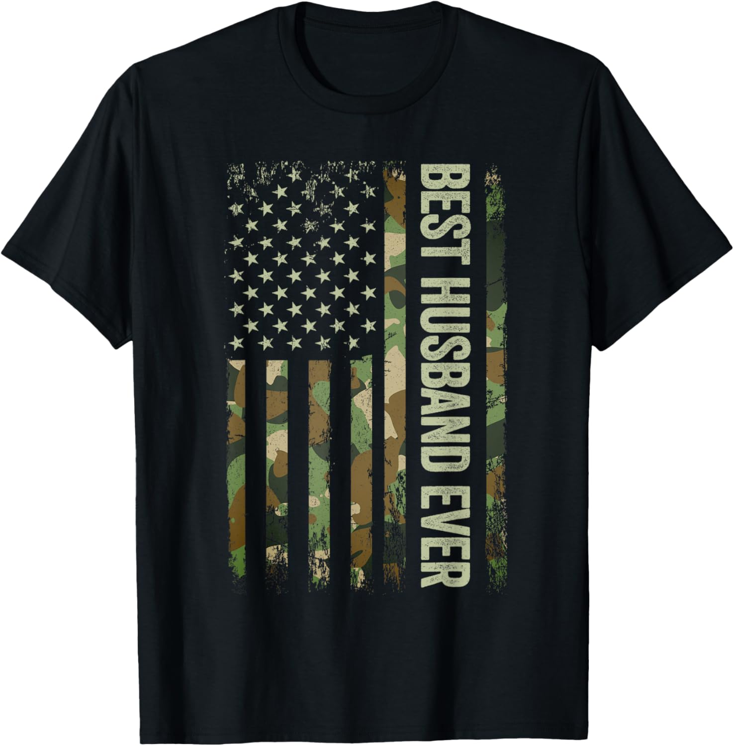 Best Husband Ever Camo American Flag Fathers Day Camouflage