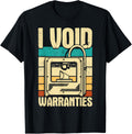 I Void Warranties Retro 3D Printer Printing Funny