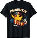 Funny 4Th Of July Duck Firequacker Patriotic Usa Flag Kids