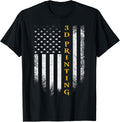 Vintage American Flag 3D Printing Designs 3D Printer Workers