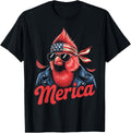 Northern Cardinal Bird Lover Sunglasses Usa Flag 4Th Of July
