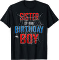 SISTER Of The Birthday Boy Spider Web Birthday Boy Spider Lover Design 232
