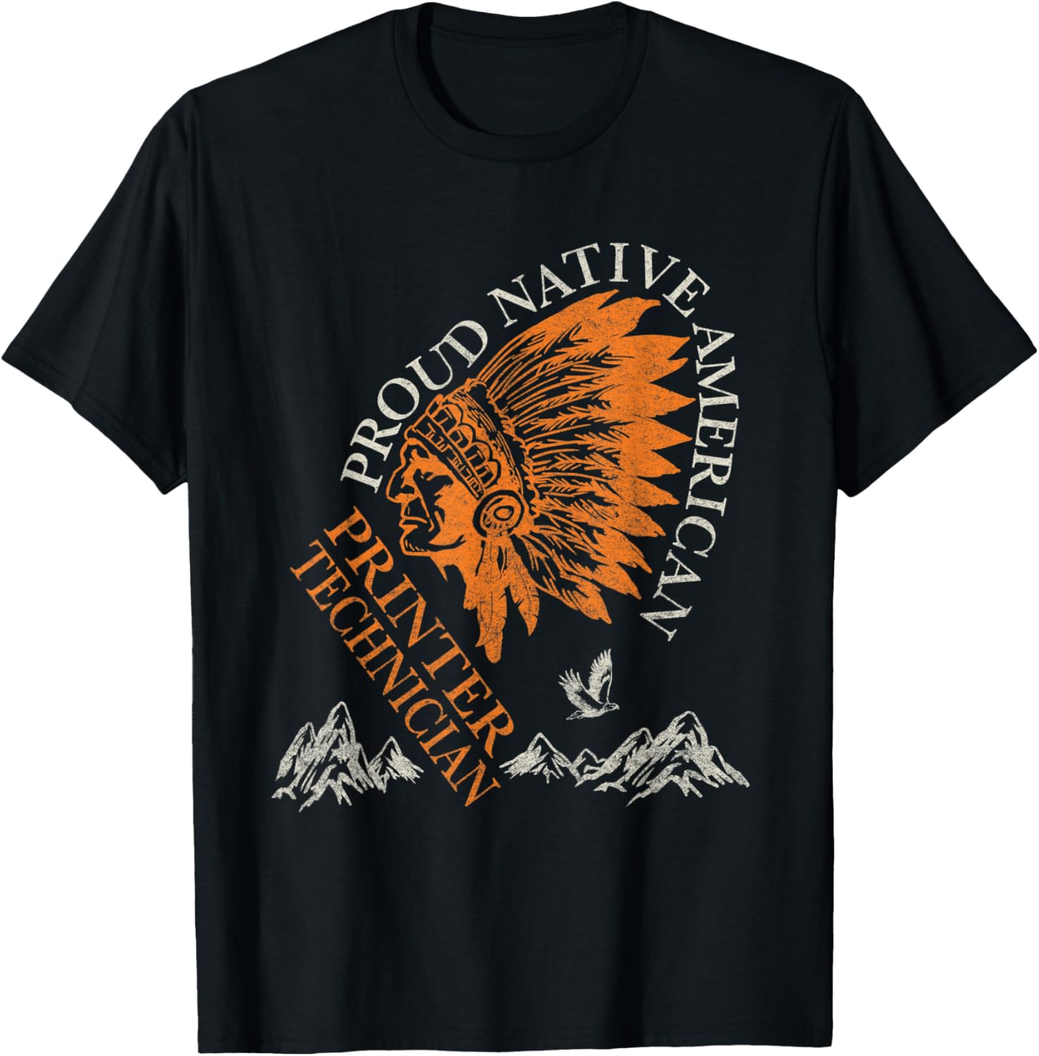 Proud Native American Job Printer Technician