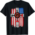 Firefighter God Christian American Flag Firefighter Lovers