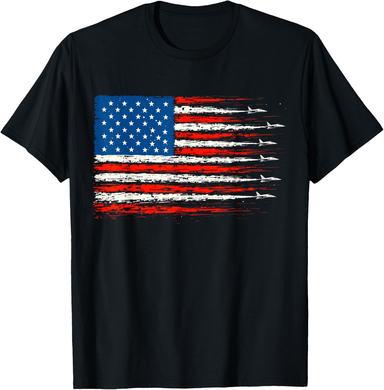 American Flag Aviation Fighter Jets 4Th Of July