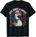 Patriotic Goose Funny 4Th Of July America Red White Goose