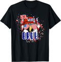 Red White Bruh Funny 4Th Of July American Flag Eagle Teens