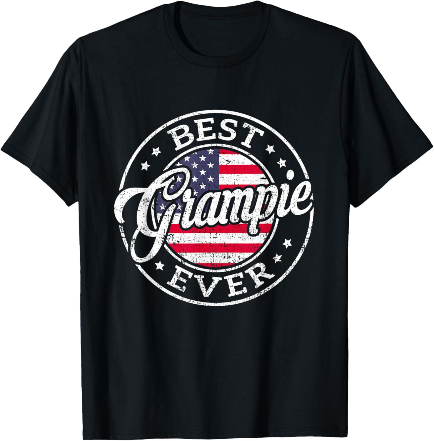 Best Grampie Ever Usa Flag Fathers Day Family