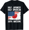 Half Japanese Half American Flag Japan Heritage Roots