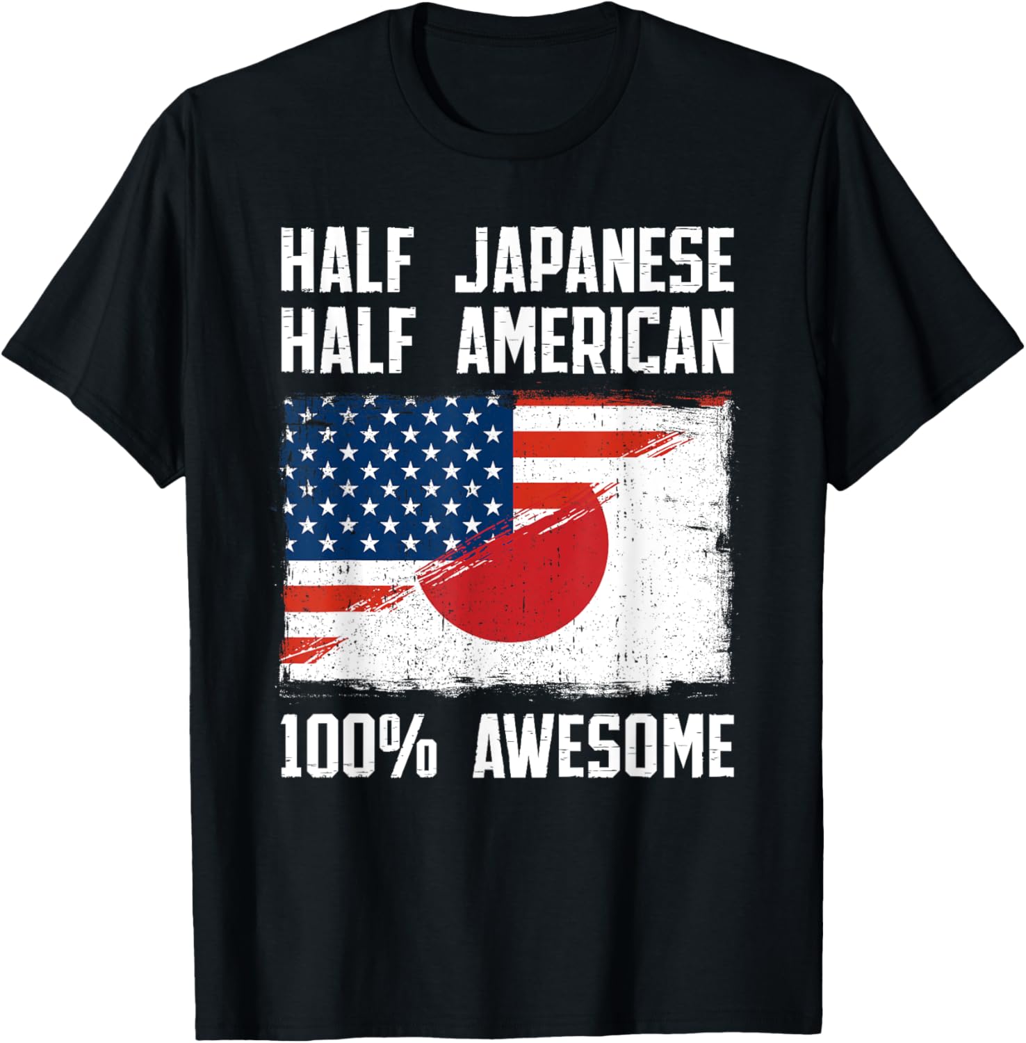Half Japanese Half American Flag Japan Heritage Roots