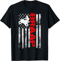 Cool Four Wheeler Atv Gift Ideas Vintage Usa American Flag Quad Bike Atv Gift T Shirt Black Unisex Small Short Sleeve T Shirt Letter Print Motorcycle Theme