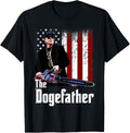 The Dogefather With Chainsaw Usa Flag For Men Women