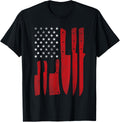 American Flag Usa Butcher Butchery Slaughterer