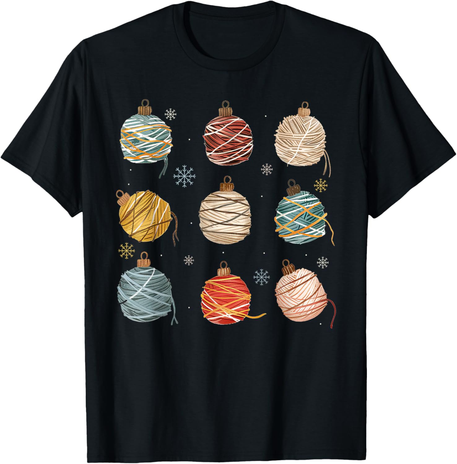 Winter Crochet Funny Saying Christmas Ball Yarns