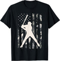 Baseball Usa Flag Camo Vintage Baseball Flag For Men Women